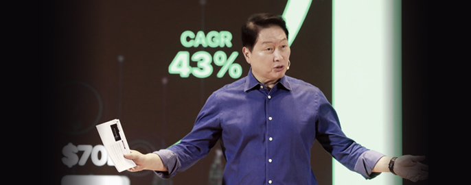 최태원 회장 “AI 병목, 메모리·인프라·설루션으로 고객과 함께 해결”